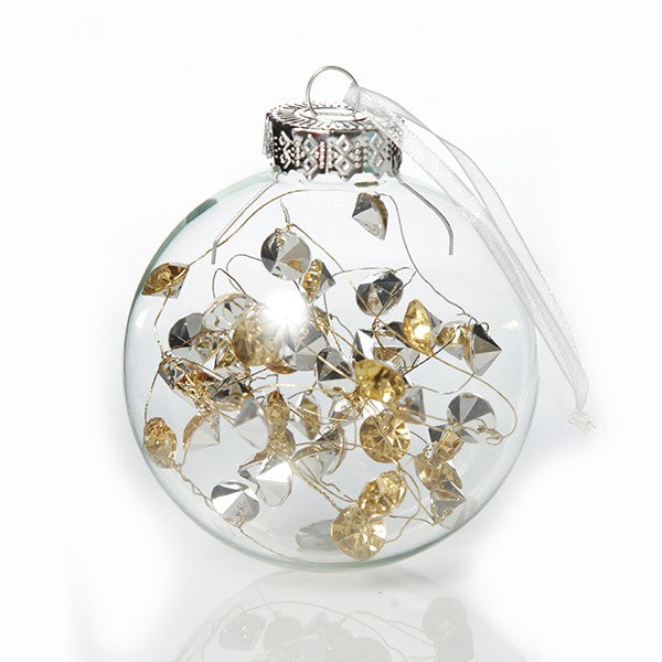 Clear Glass Craft Bauble Example