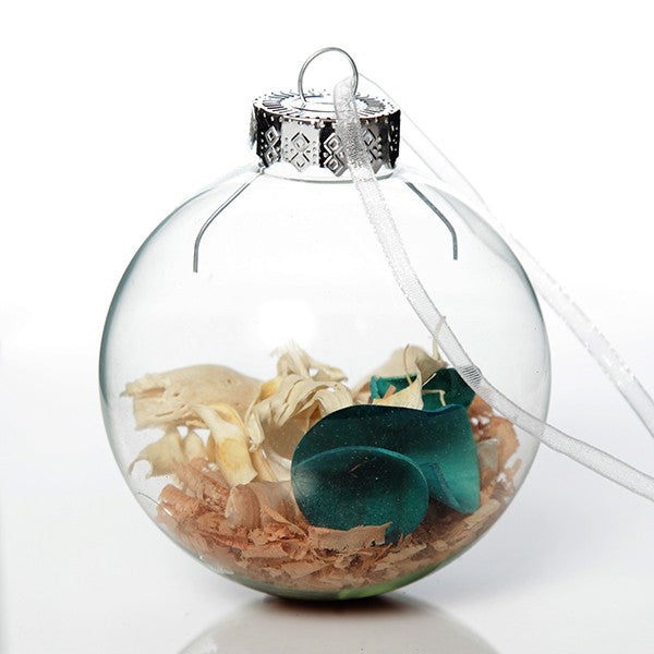Clear Glass Craft Bauble Example