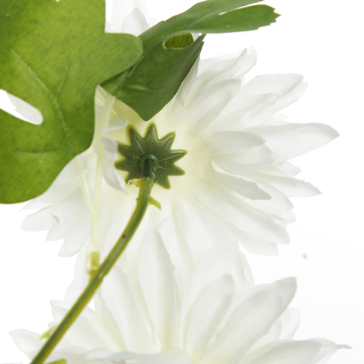 Cream Chrysanthemum Flower Spray Back Detail