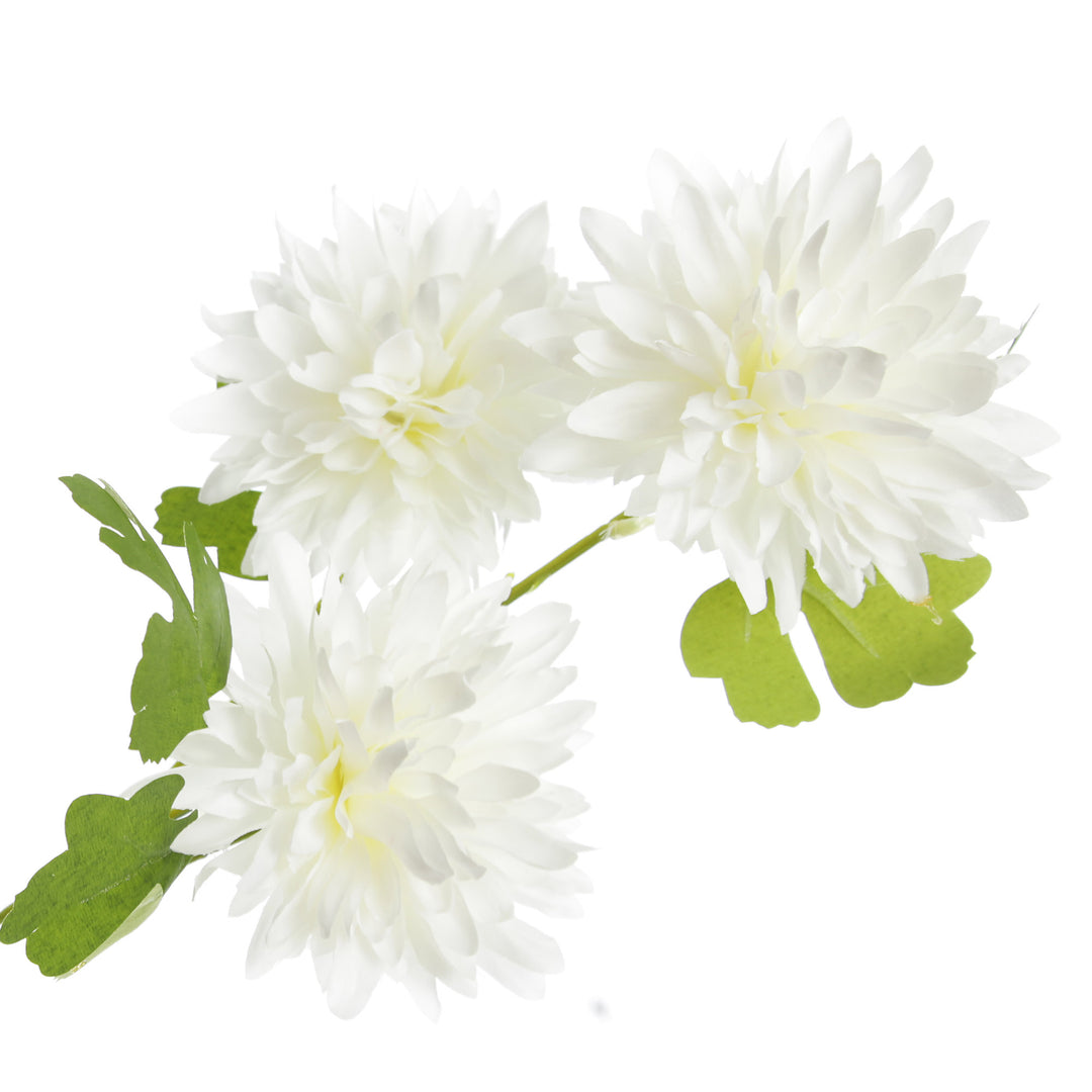 Cream Chrysanthemum Flower Spray Detail