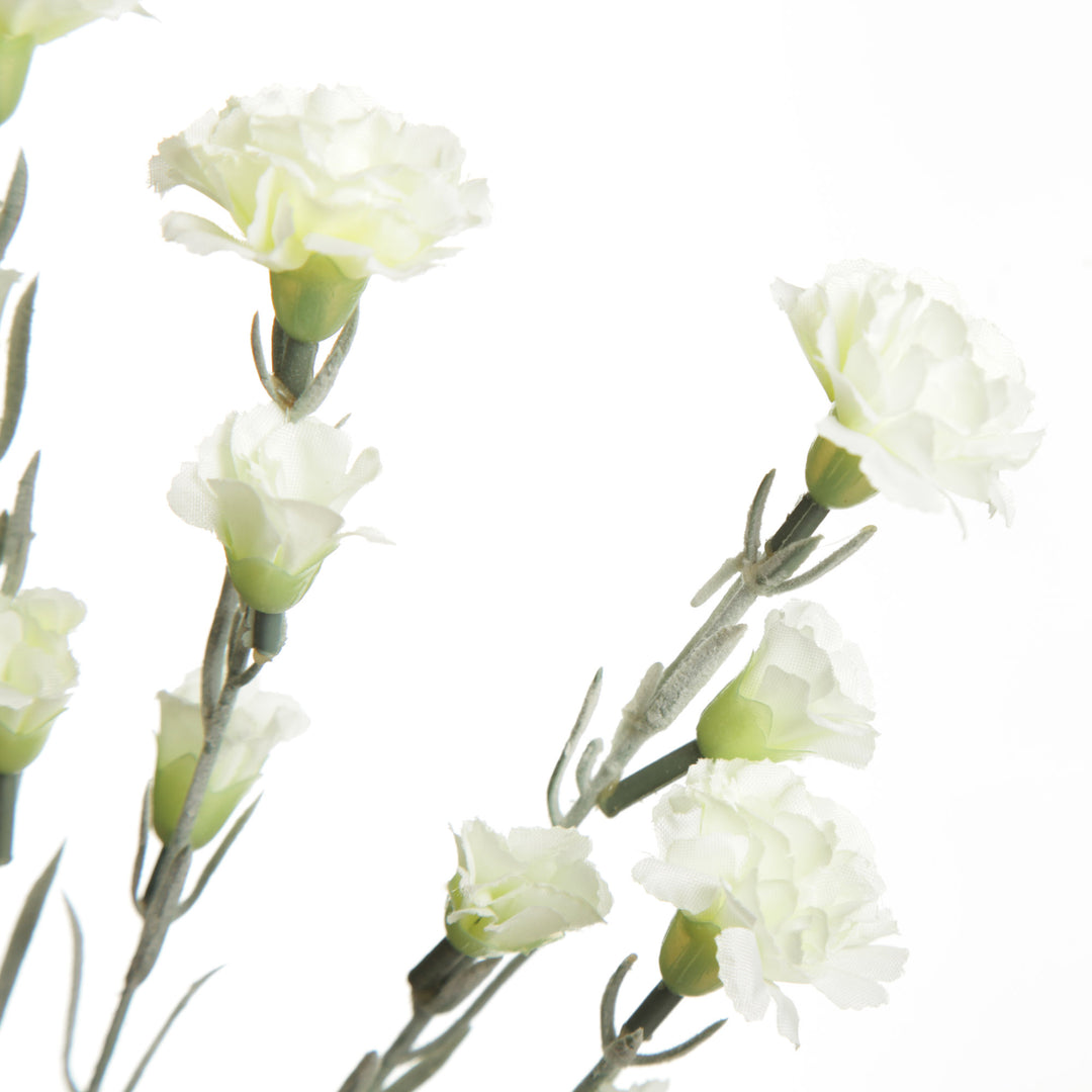 Cream Mini Carnation Spray