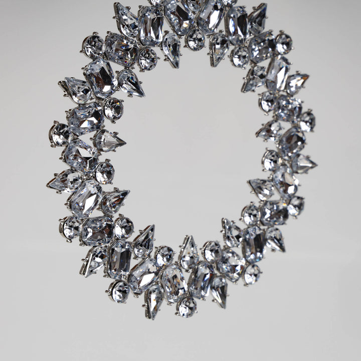 Crystal Wreath Tree Decoration 13cm (D)
