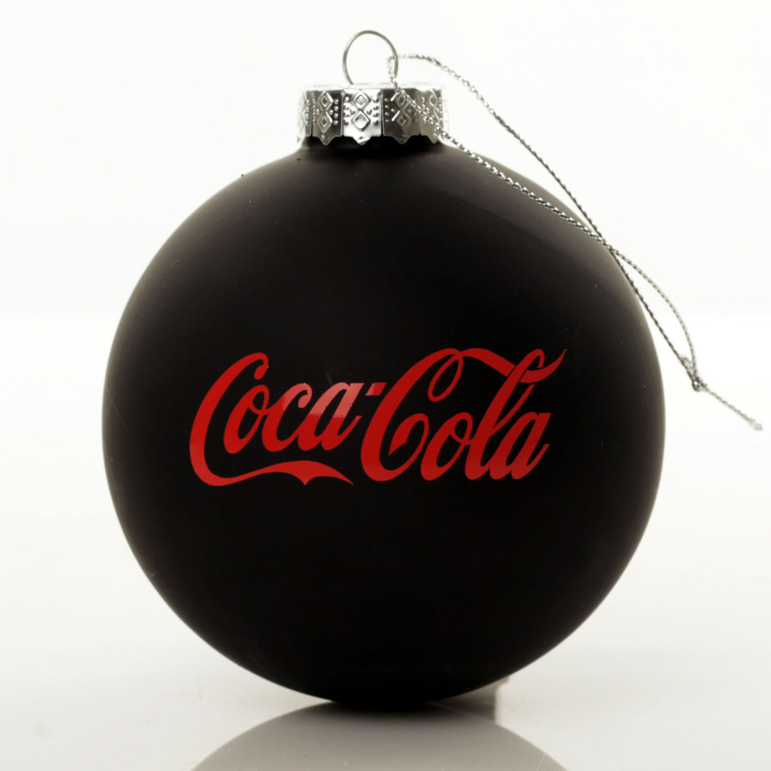 Customised Large Coloured Glass Logo Decal Bauble