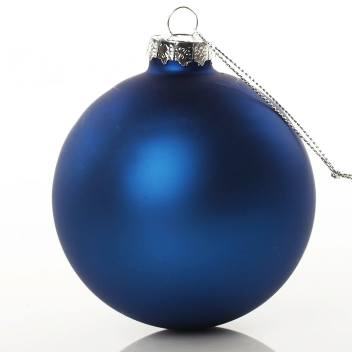 Customised Large Coloured Glass Logo Decal Bauble