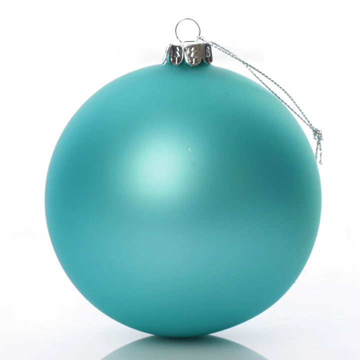Customised Large Coloured Glass Logo Decal Bauble