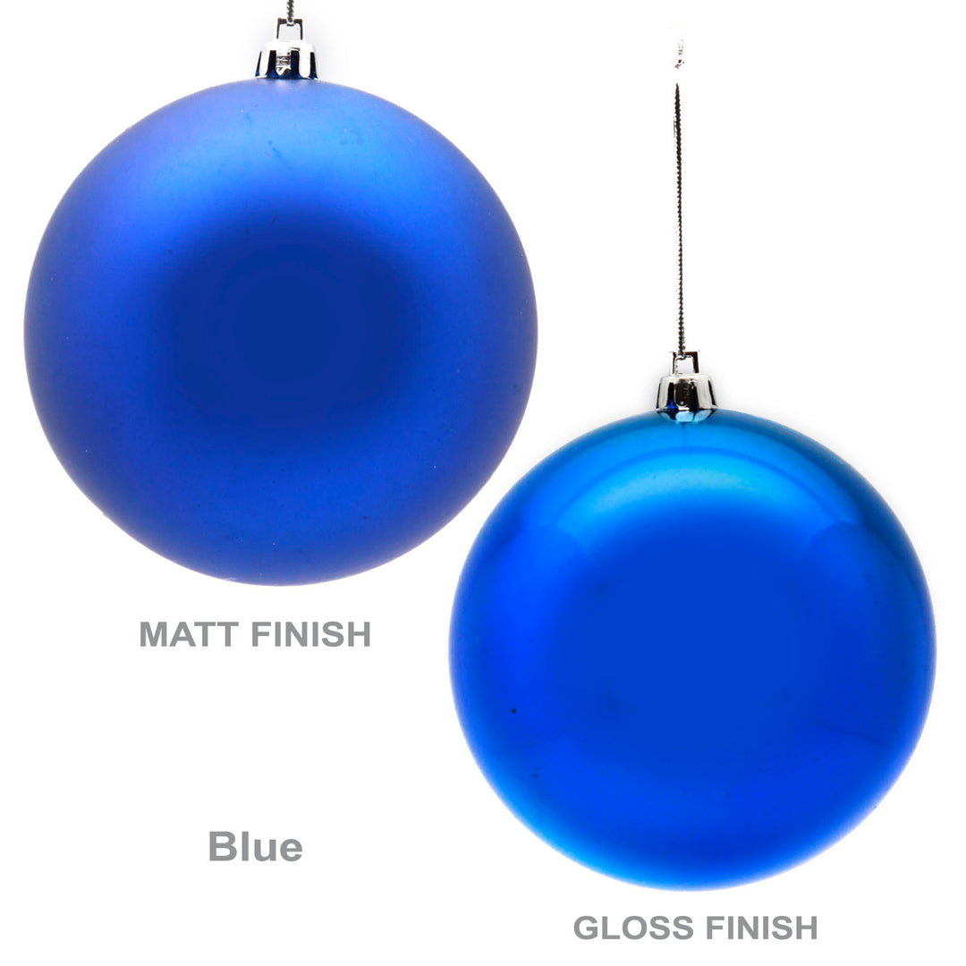 Customised Large Shatterproof Logo Decal Bauble - 10cm