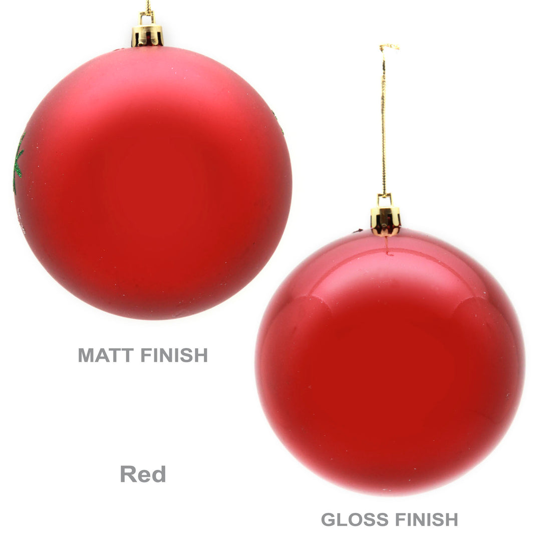 Customised Shatterproof Printed Logo Bauble - 8cm