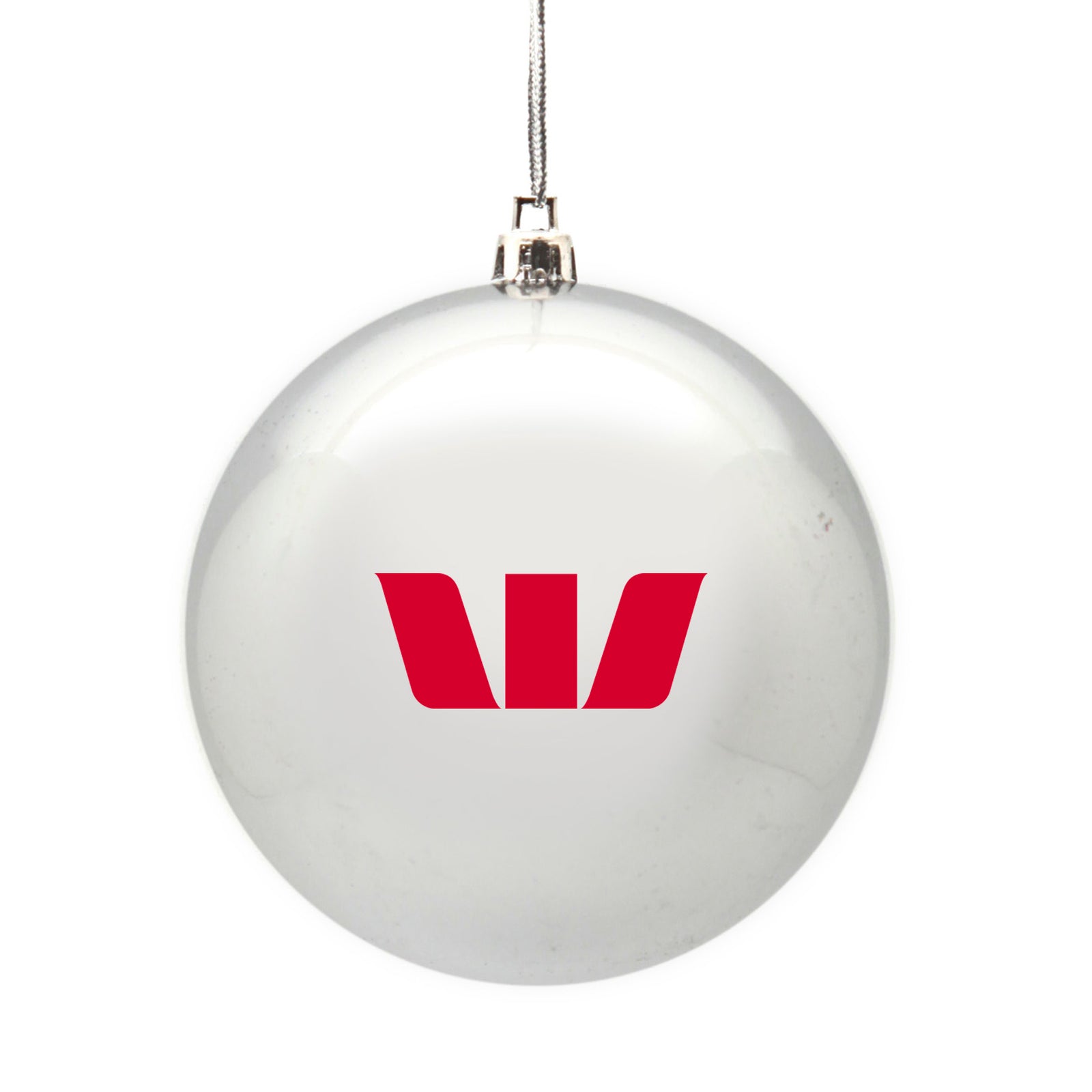 Customised Shatterproof Printed Logo Bauble - 8cm