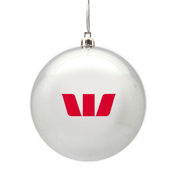 Customised Shatterproof Printed Logo Bauble - 8cm