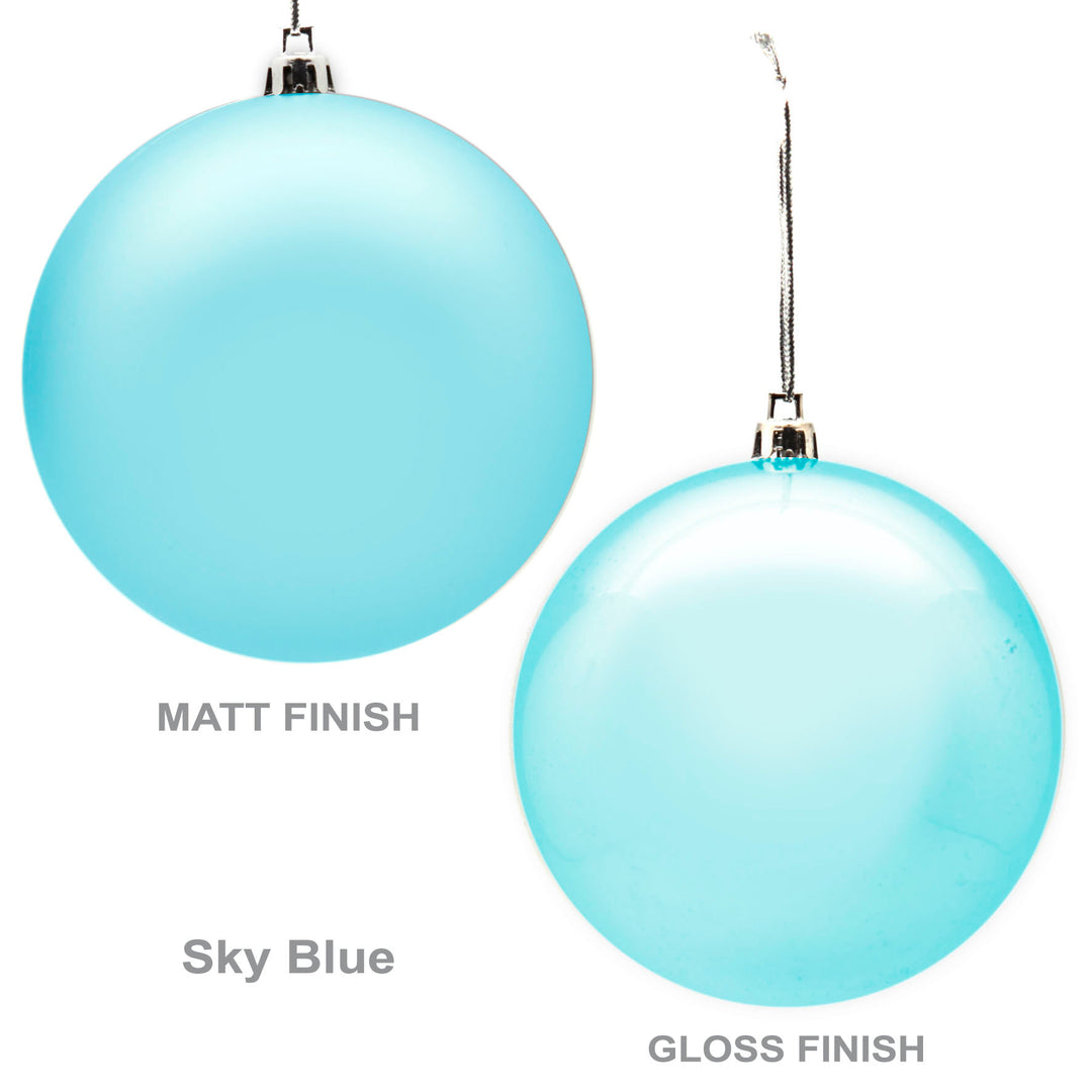 Customised Shatterproof Printed Logo Bauble - 8cm