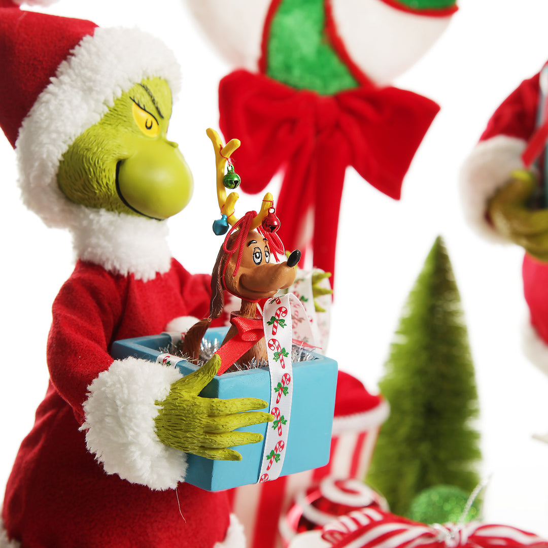 D56 Possible Dreams - Grinch and Max! Christmas Ornament