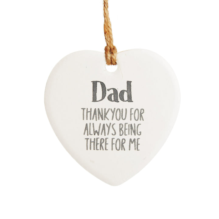 Dad Hanging Heart Gift Tag