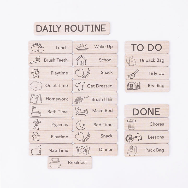  Daily Routine Magnet Set
