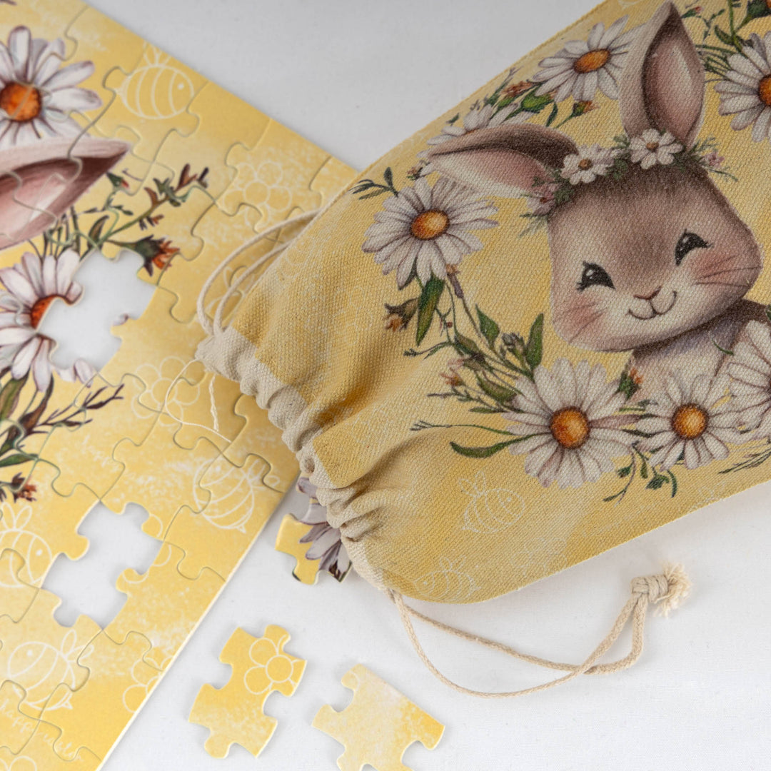 Easter Puzzle Daisy Bunny