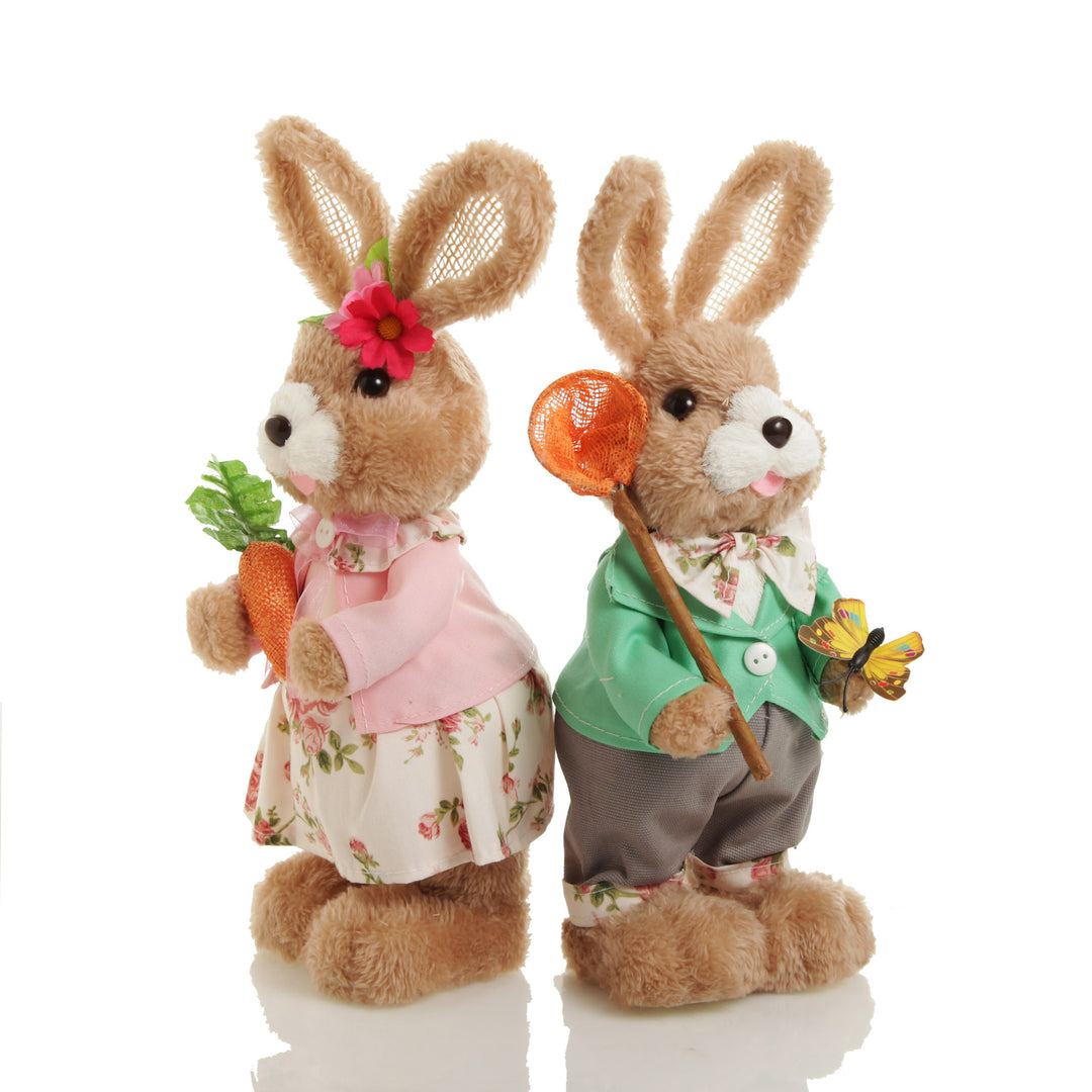 Daisy Straw Easter Bunny