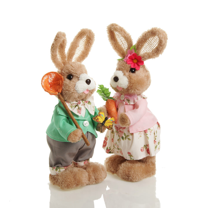 Daisy Straw Easter Bunny