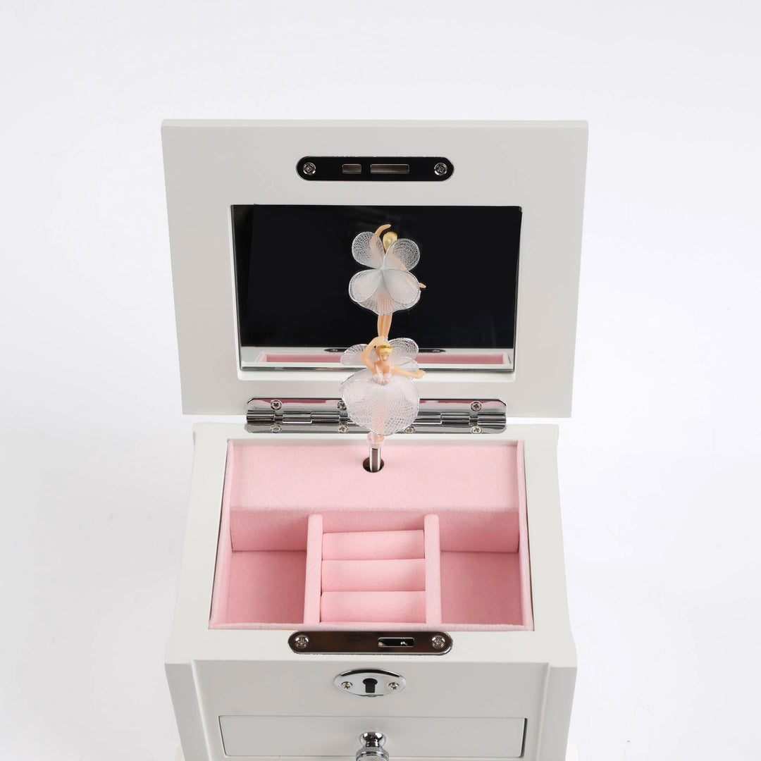 personalised-white-footed-ballerina-jewellery-music-box-with-drawer