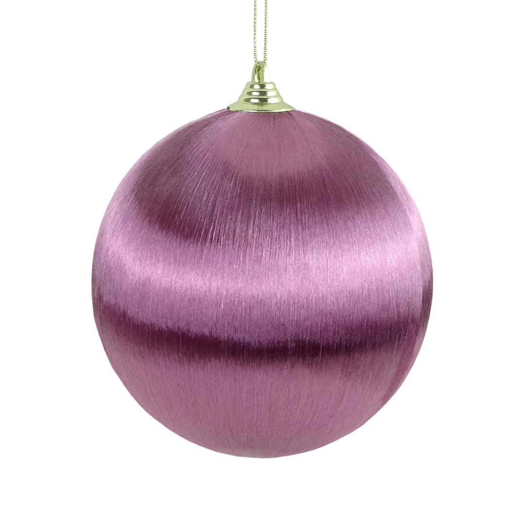 Dark Pink Thread Bauble - 12cm