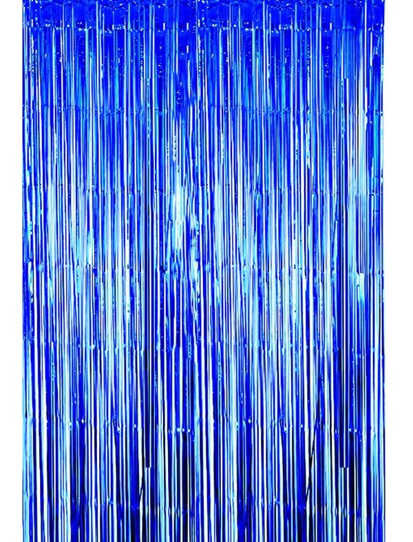 Dark Blue Foil Curtain
