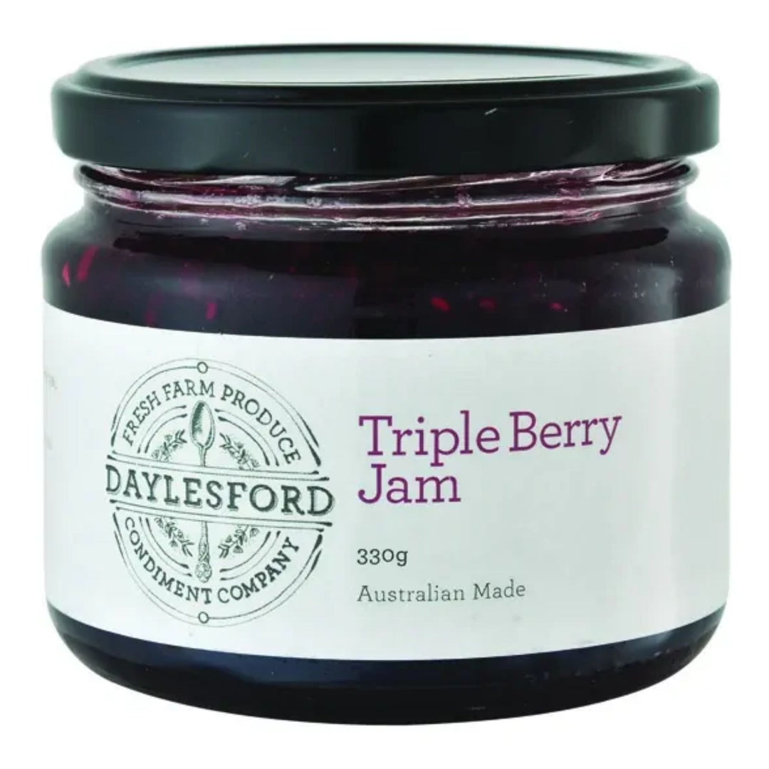 Daylesford CC - Triple Berry Jam 330g