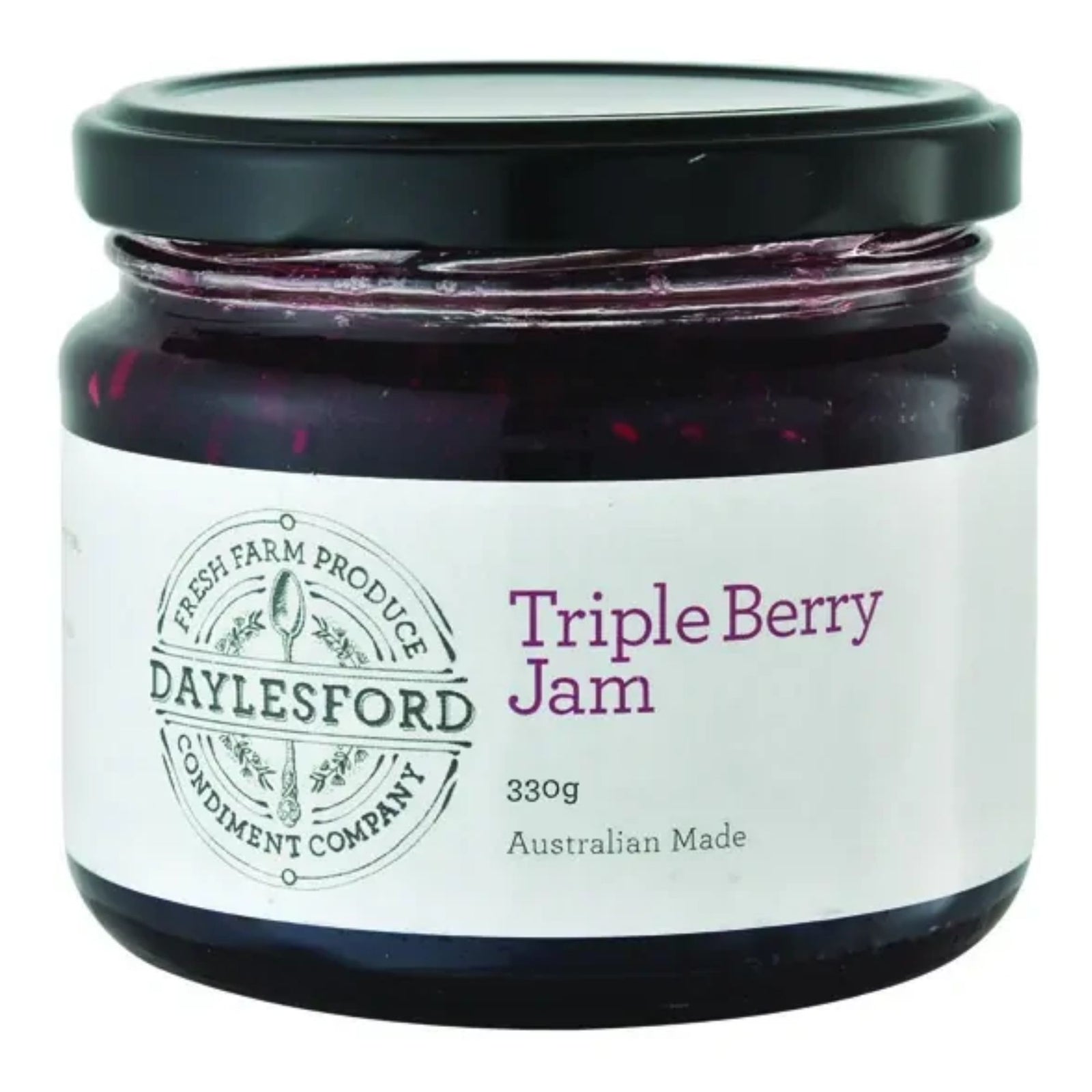 Daylesford CC - Triple Berry Jam 330g