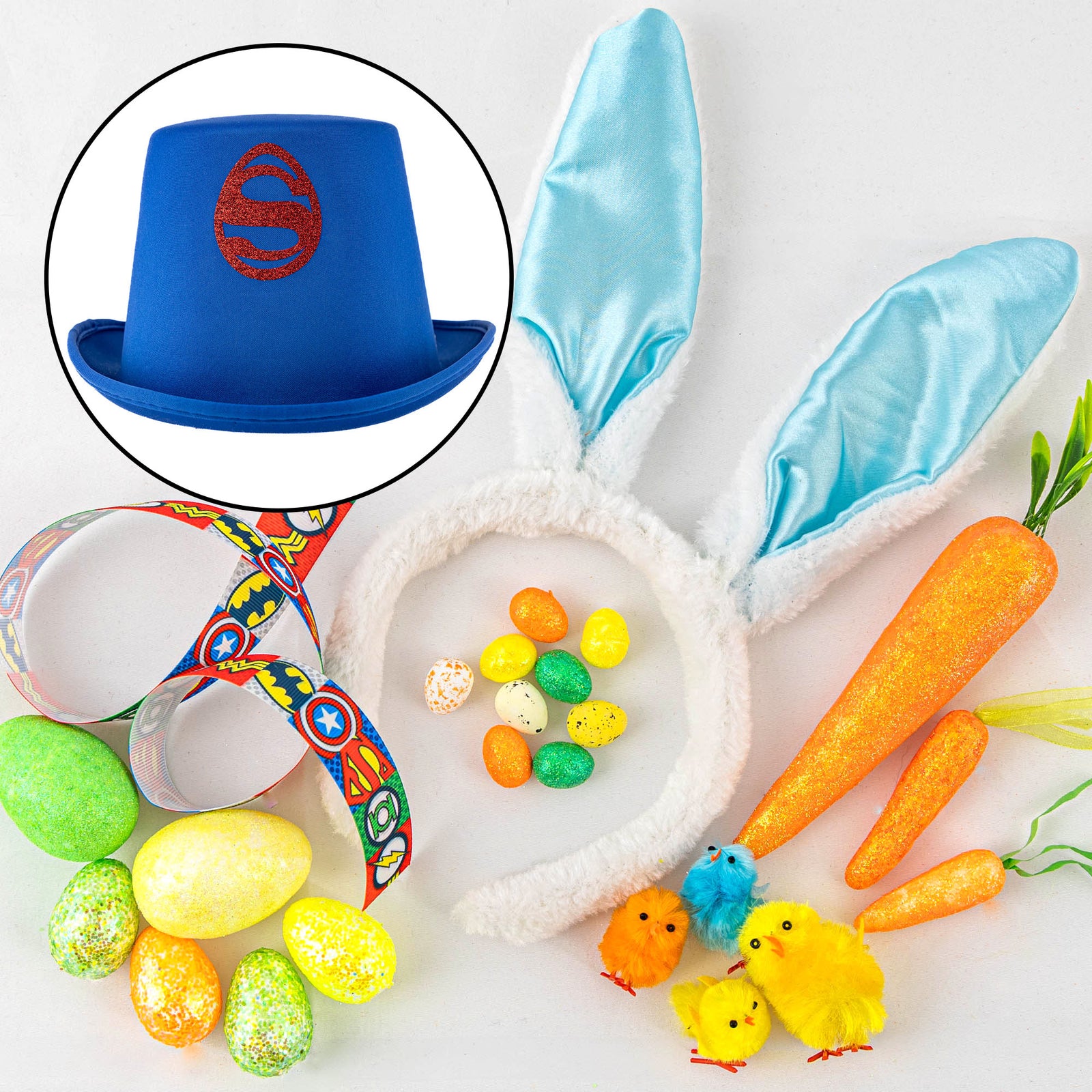 DIY SuperMan Hero Easter Hat Kit