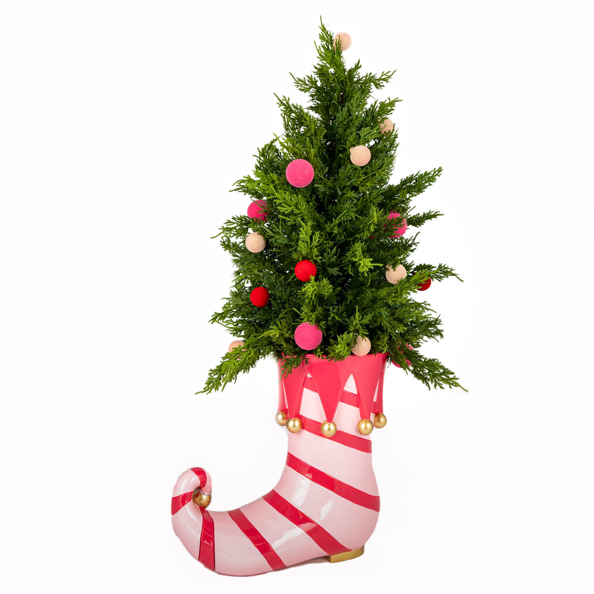 Decorated Christmas Tree in Stocking Pot 90cm(h)