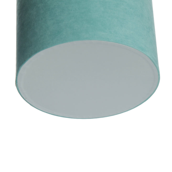 Deluxe Aqua Suede Round Giftbox
