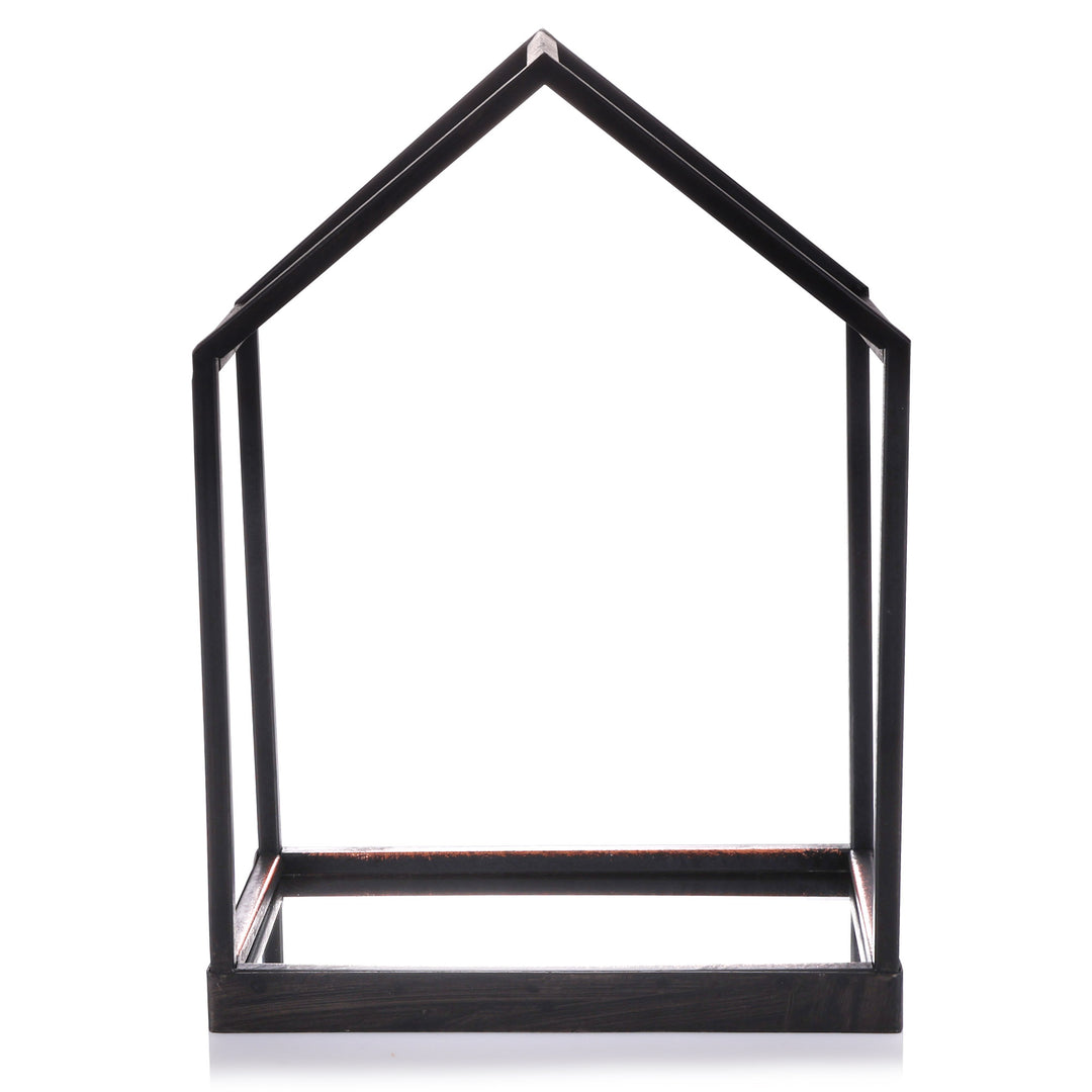Deluxe Black Mirror House Table Centerpiece - 31cm(H)
