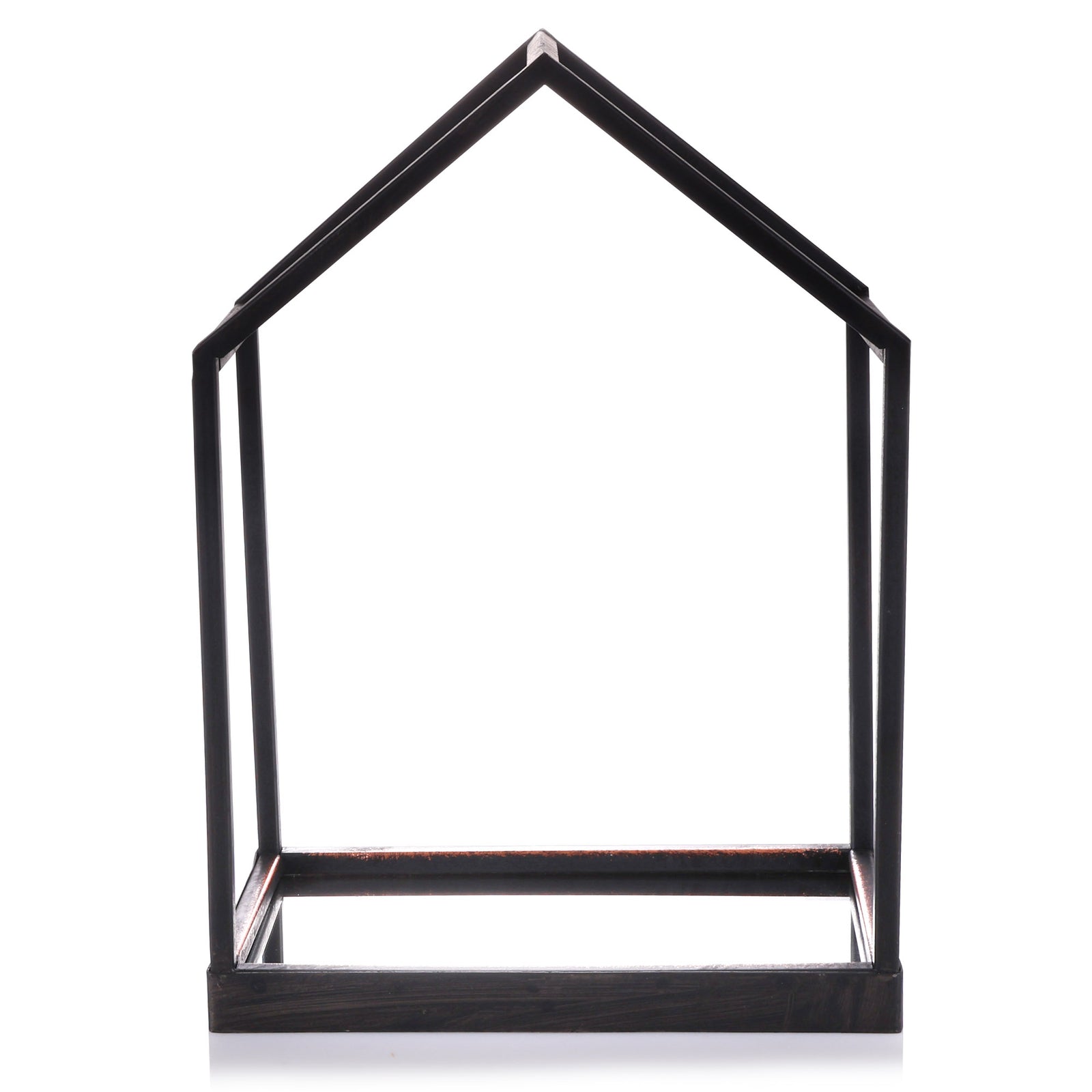 Deluxe Black Mirror House Table Centerpiece - 31cm(H)