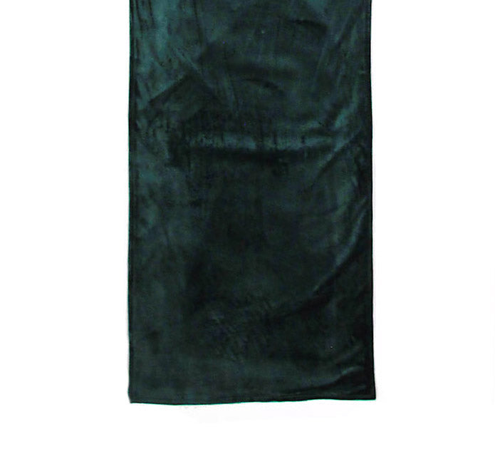 Deluxe Forest Green Velvet Lined Table Runner