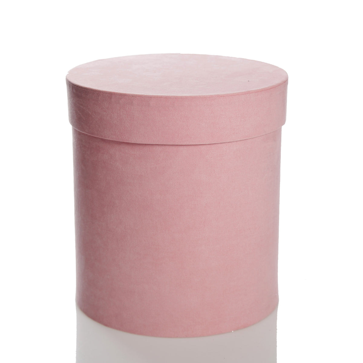 Deluxe Pink Suede Round Giftbox