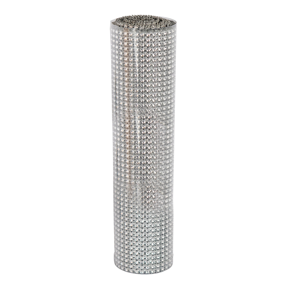 Silver Diamonte Table Runner