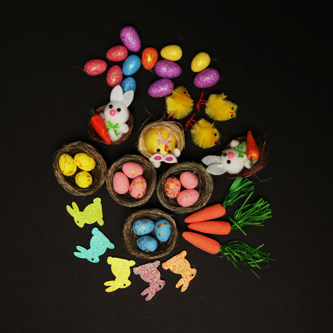 DIY Personalised Boy Easter Hat Lucky Dip Kit - Small Decorations