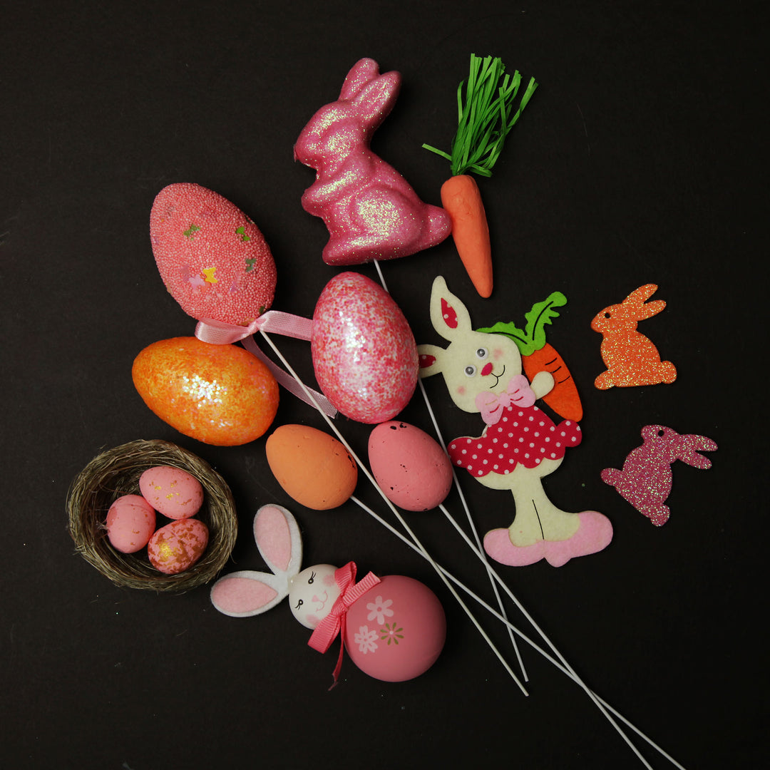 DIY Personalised Girl Easter Hat Lucky Dip Kit - Large Decorations

