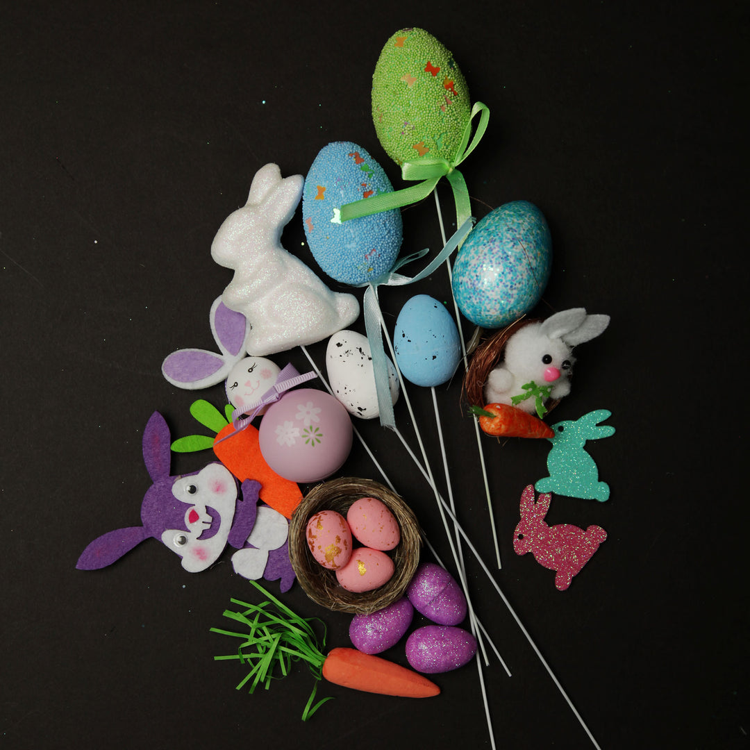 DIY Personalised Girl Easter Hat Lucky Dip Kit - Large Decorations