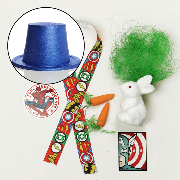DIY Personalised Superhero Easter Hat Kit