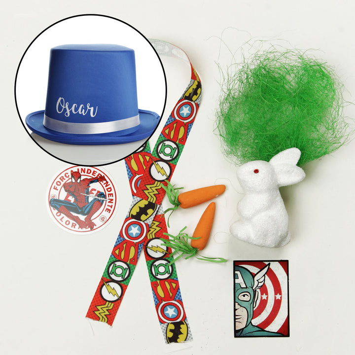 DIY Personalised Superhero Easter Hat Kit