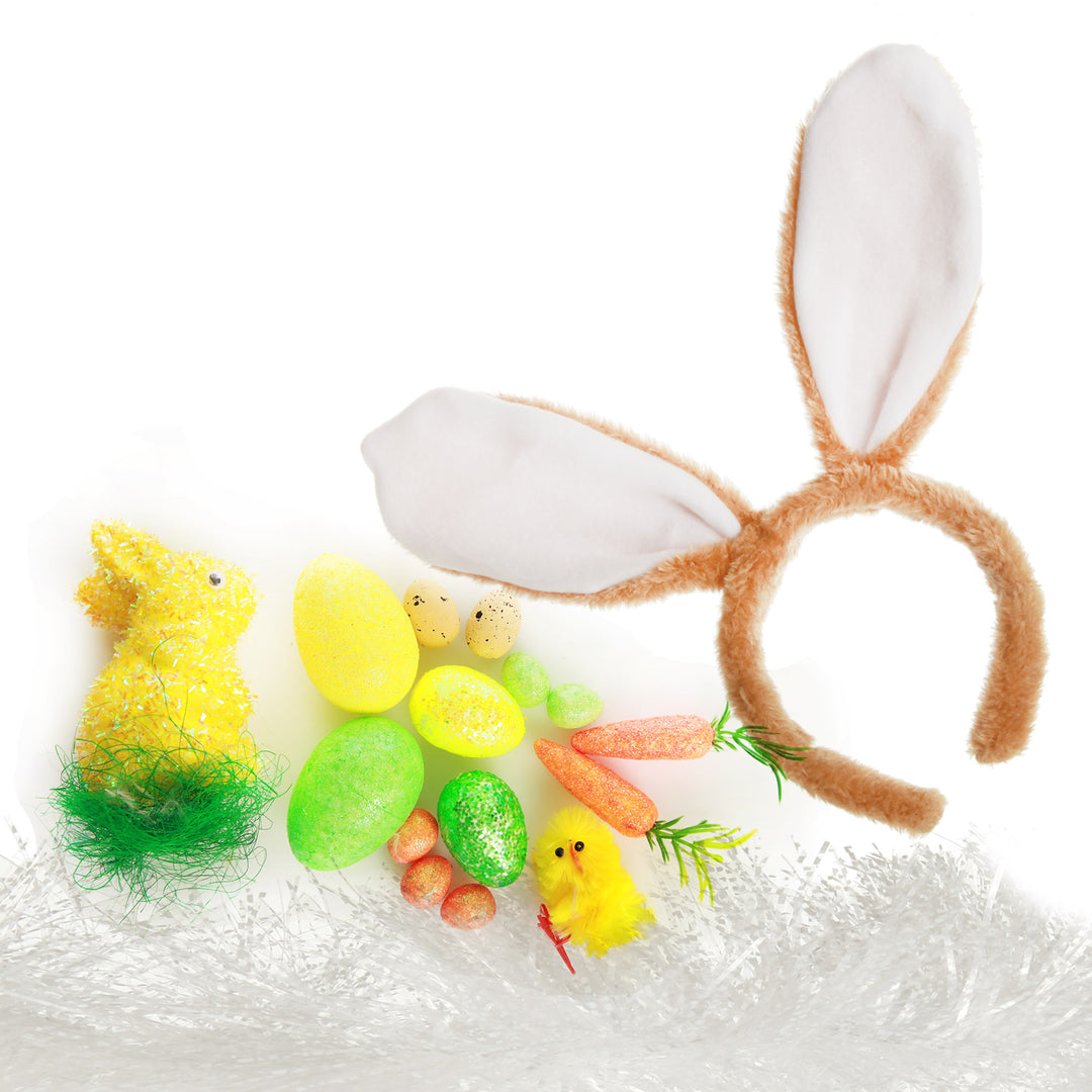 DIY Personalised White Easter Bunny Top Hat
