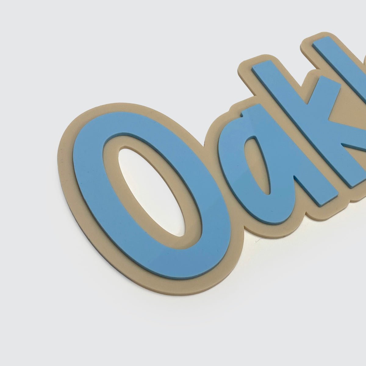 Personalised Double Laser Cut Layered Name Plaque