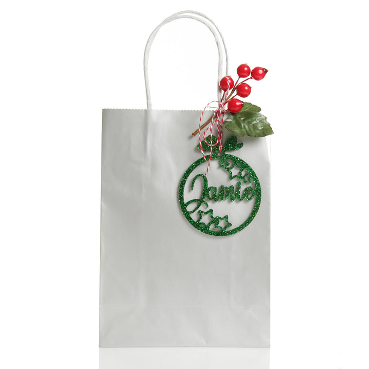 Personalised Stars laser cut decoration with gift bag