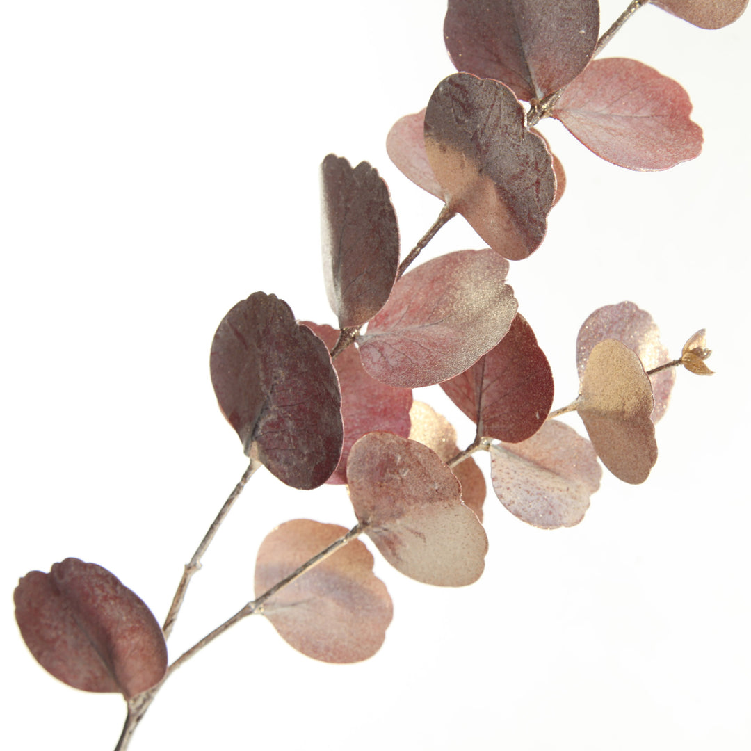 Dusky Pink Round Leaf Eucalyptus Dollar Gum Spray