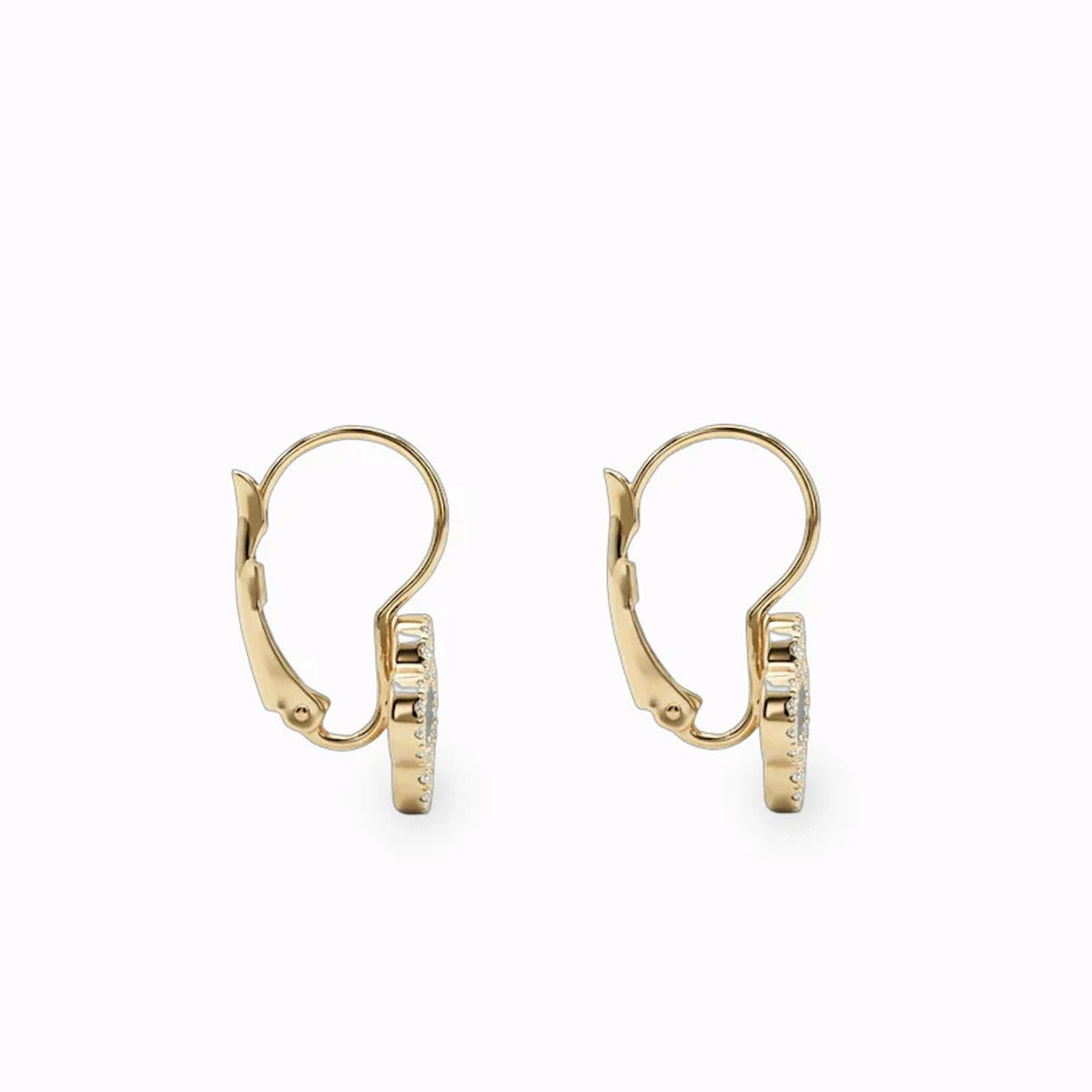 Earrings - Luxe Clover - Gold - French Hooks