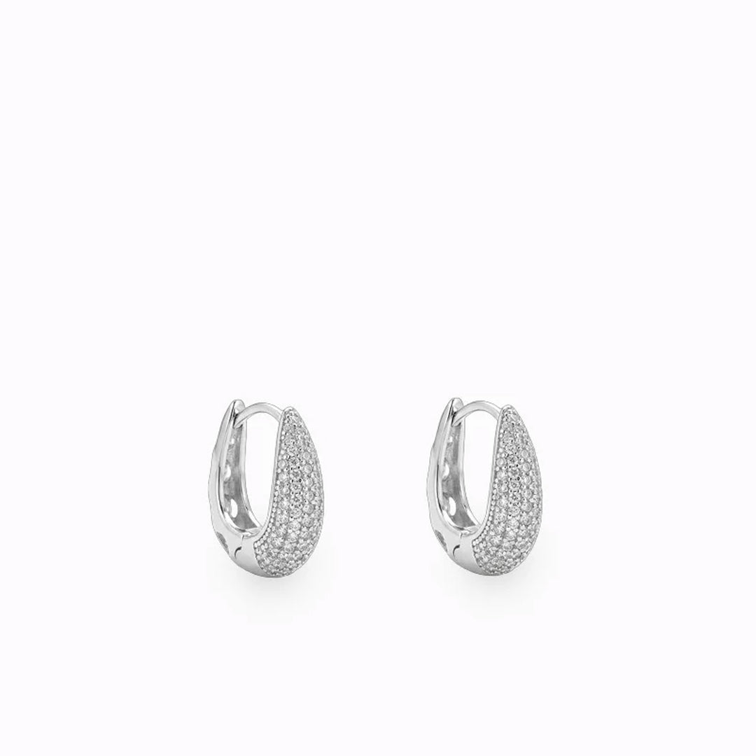 Earrings - Silver - Huggie Hoops