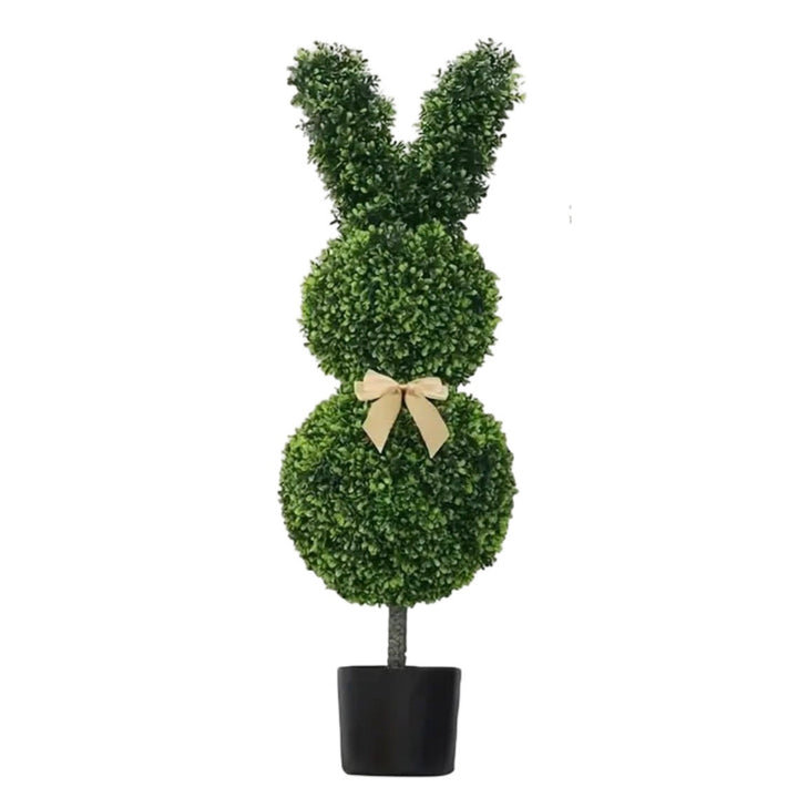 Easter Bunny Shaped Artificial Topiary Tree Large (100cm)