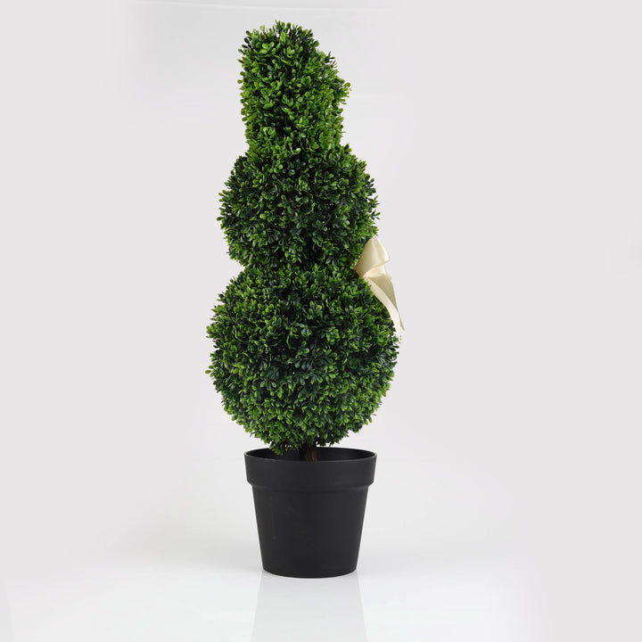 Easter Bunny Shaped Artificial Topiary Tree Large (100cm)