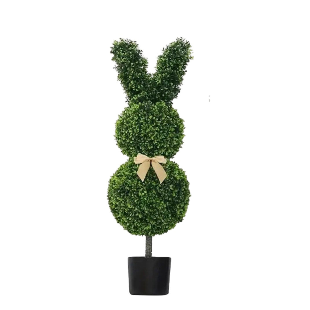 Easter Bunny Shaped Artificial Topiary Tree Medium (80cm)