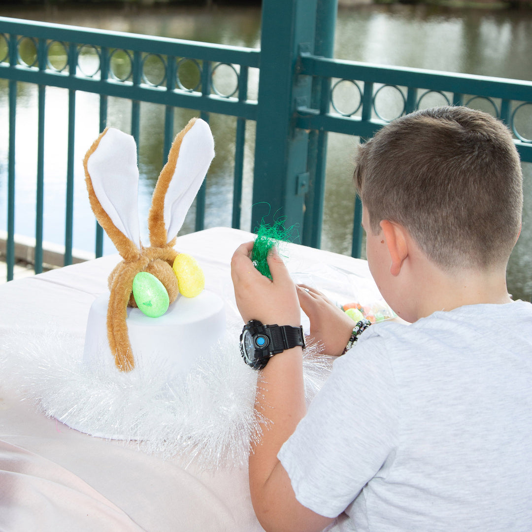 DIY Personalised White Easter Bunny Top Hat Kit