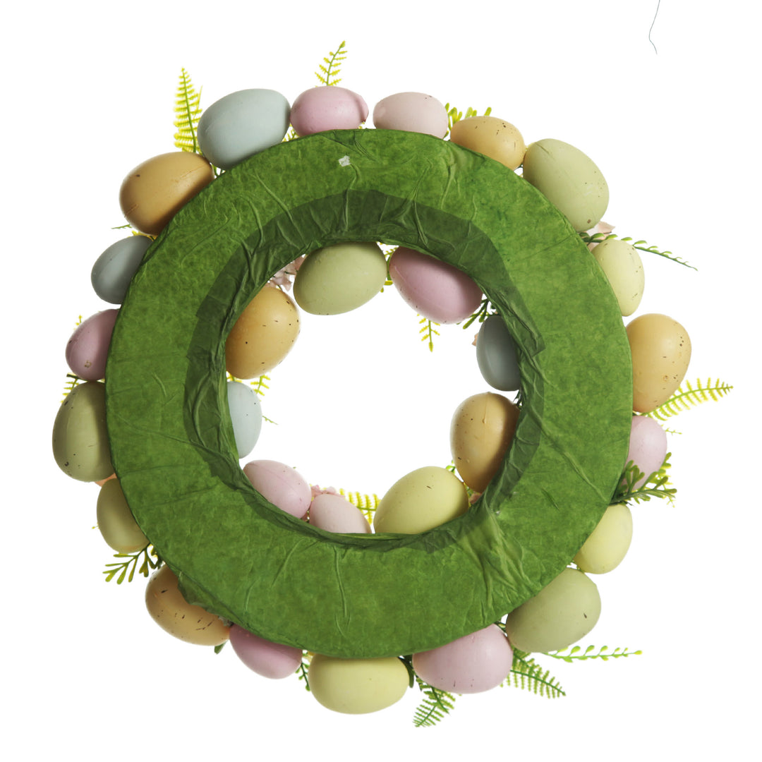 Easter Egg and Rose Floral Wreath