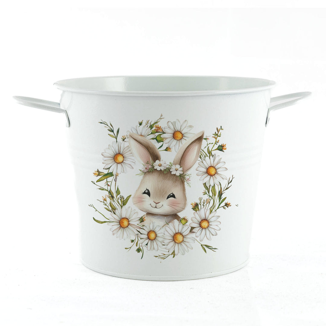 Easter Hamper Bucket - Daisy Chain Bunny